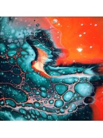 Як створити красиві комірки в акриловій заливці - Fluid Art