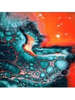 Як створити красиві комірки в акриловій заливці - Fluid Art